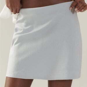 Anthropologie Linen Blend Mini Tilda Skirt